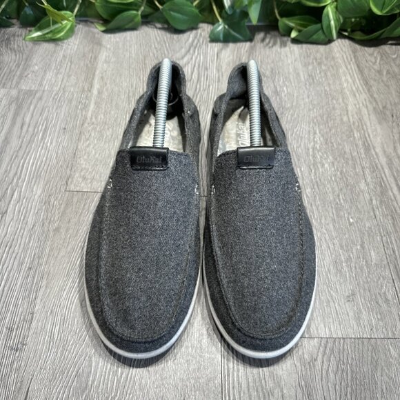 Olukai Manoa Hulu Slip On Gray Casual Travel Shoes Men’s Size 7 M 10416-6C40 main image 8